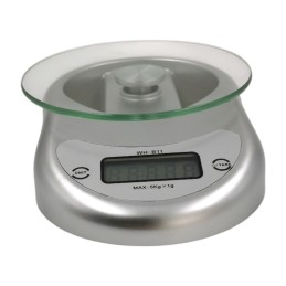 WH-B11 cântar digital de bucătărie până la 5 kg / 1 g argintiu - ✔️ preț, recenzii | Microcantar.ro