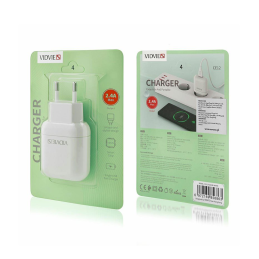 VIDVIE Adaptor USB AC/DC de 2400 mA - ✔️ preț, recenzii | Microcantar.ro