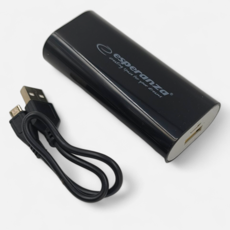 Esperanza EMP105K Power bank 4400mAh - neagră - ✔️ preț, recenzii | Microcantar.ro