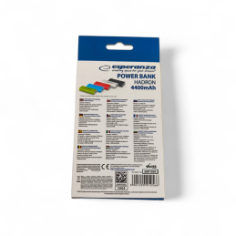 Esperanza EMP105K Power bank 4400mAh - neagră - ✔️ preț, recenzii | Microcantar.ro