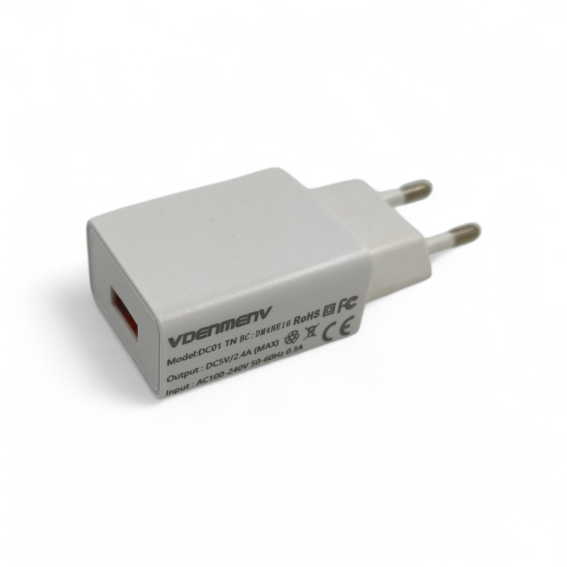 VDENMENV Încărcător de rețea USB-A 5V/2,4A - ✔️ preț, recenzii | Microcantar.ro