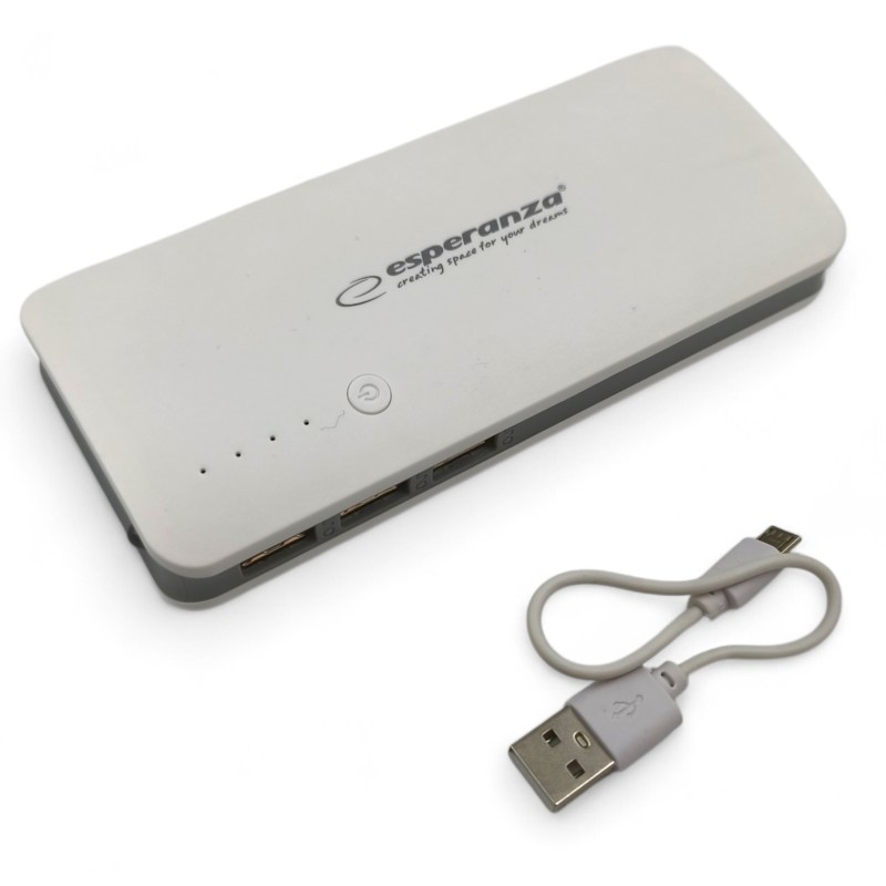Esperanza EMP106WE Powerbank 8000mAh - alb-gri - ✔️ preț, recenzii | Microcantar.ro
