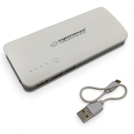 Esperanza EMP106WE Powerbank 8000mAh - alb-gri - ✔️ preț, recenzii | Microcantar.ro