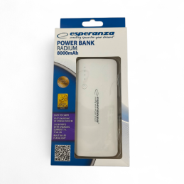 Esperanza EMP106WE Powerbank 8000mAh - alb-gri - ✔️ preț, recenzii | Microcantar.ro