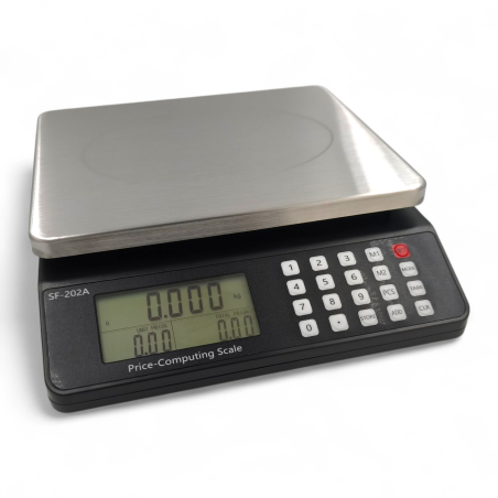 SF-202A Cântar de control cu calculul prețului și funcție de numărare a bucăților până la 30 kg/1 g