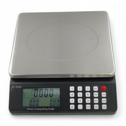 SF-202A Cântar de control cu calculul prețului și funcție de numărare a bucăților până la 30 kg/1 g