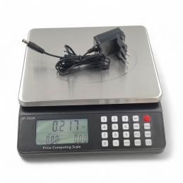 SF-202A Cântar de control cu calculul prețului și funcție de numărare a bucăților până la 30 kg/1 g