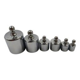 Set de calibrare cu 6 bucăți de greutăți 5g 10g 20g 50g 100g