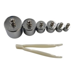 Set de calibrare cu 6 bucăți de greutăți 5g 10g 20g 50g 100g