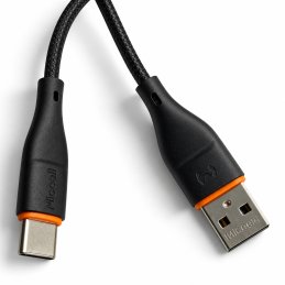 Cablu USB-A – USB-C Miccell VQ-D06, 2,4 A, 1 m, negru - ✔️ preț, recenzii | Microcantar.ro