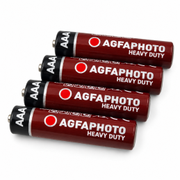 Baterii AgfaPhoto AAA/R03 4 buc. (ambalaj shrink) - ✔️ preț, recenzii | Microcantar.ro